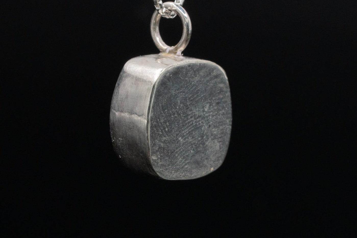 Mammoth Tooth Fossil Pendant Necklace - Organic Cut - Simple Bail - Smooth Bezel
